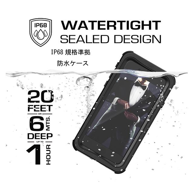 【iPhone8 Plus ケース】Nautical (Black)サブ画像