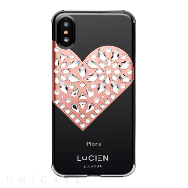 【iPhoneXS/X ケース】L’AMOUR SPECTRUM Case (Rose Gold)