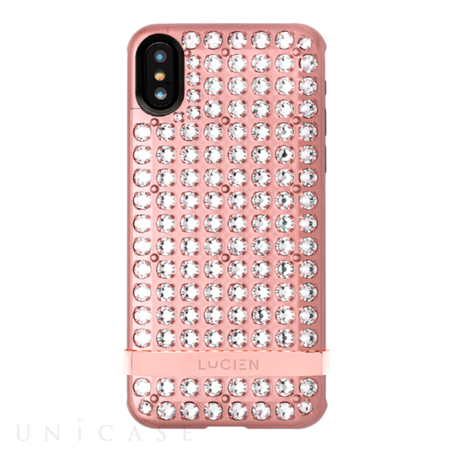 【iPhoneXS/X ケース】CRYSTALLINE SPECTRUM CHROME (Rose Gold)