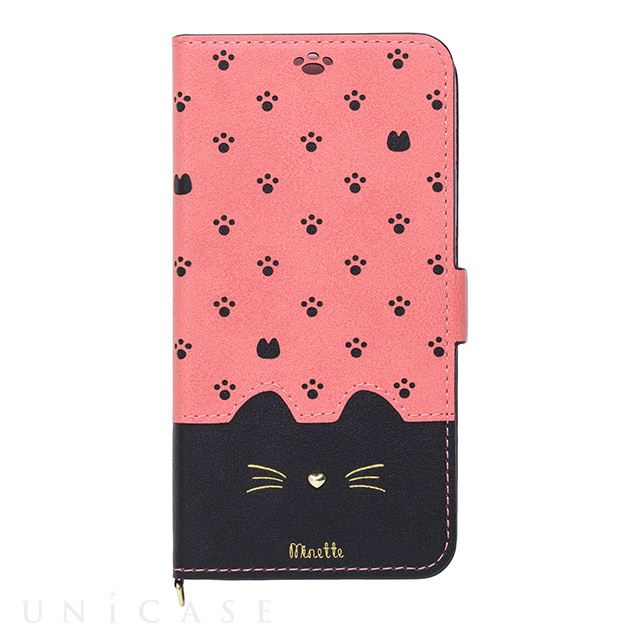 【iPhoneXS/X ケース】Minette (Pink-Black)
