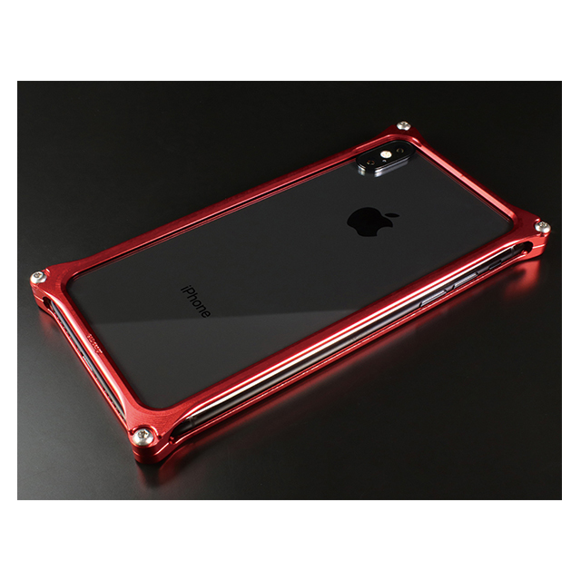 【iPhoneXS/X ケース】ソリッドバンパー (レッド)goods_nameサブ画像