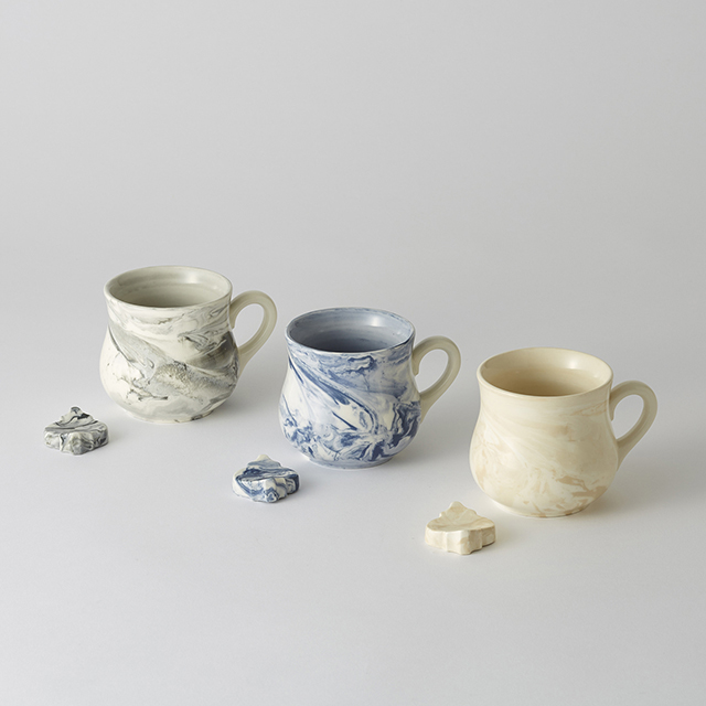 MARBLE MUG GY / マーブル マグカップ グレーサブ画像