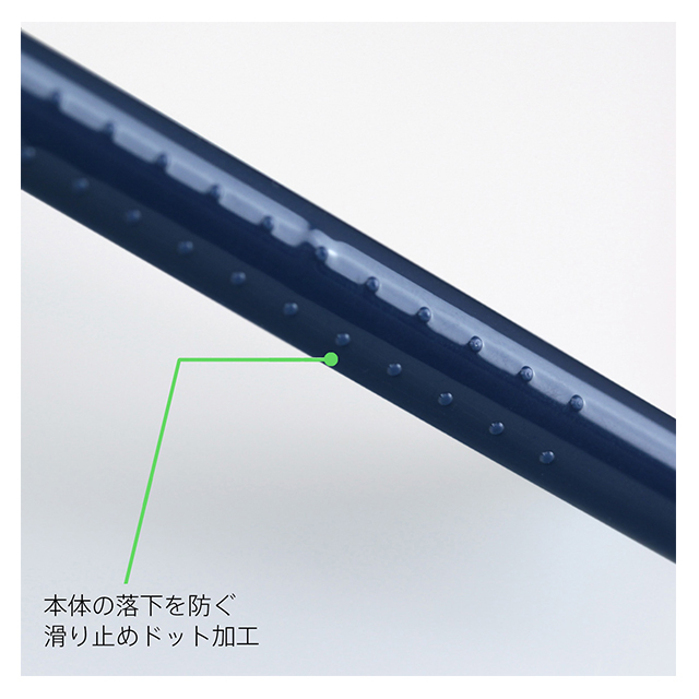 【iPhone8/7 ケース】HYBRID SHELL + TUNEGLASS 耐衝撃クリアケース (ブルー)サブ画像