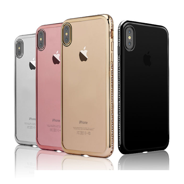 【iPhoneXS/X ケース】メタリックダイアモンド (ゴールド)goods_nameサブ画像