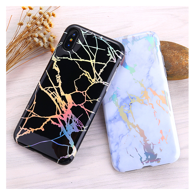 【iPhoneXS/X ケース】Metaric Marble (ブラック)サブ画像