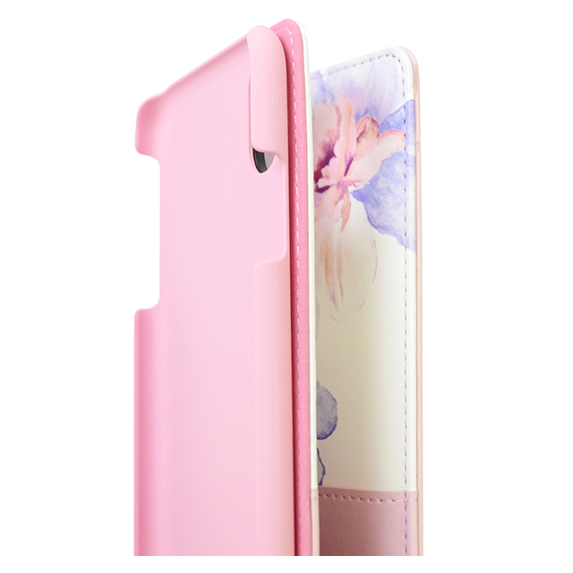 【iPhoneXS/X ケース】rienda [バイカラーフラワー/ロージー] (ピンク)goods_nameサブ画像