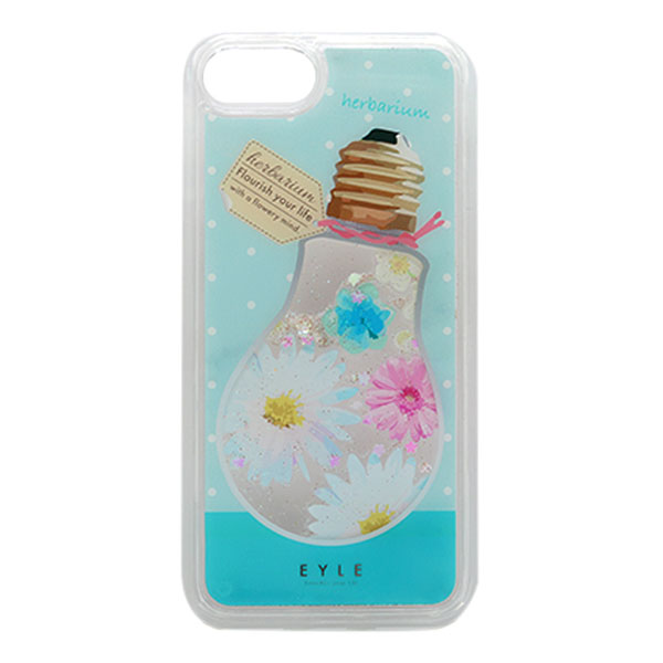 【iPhoneSE(第3/2世代)/8/7/6s/6 ケース】Glitter Case (ハーバリウム ブルー)goods_nameサブ画像