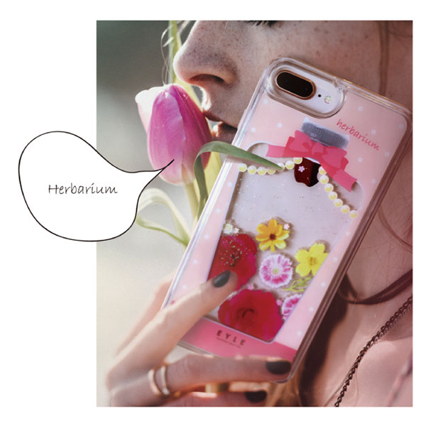 【iPhone8 Plus/7 Plus ケース】Glitter Case (ハーバリウム イエロー)サブ画像