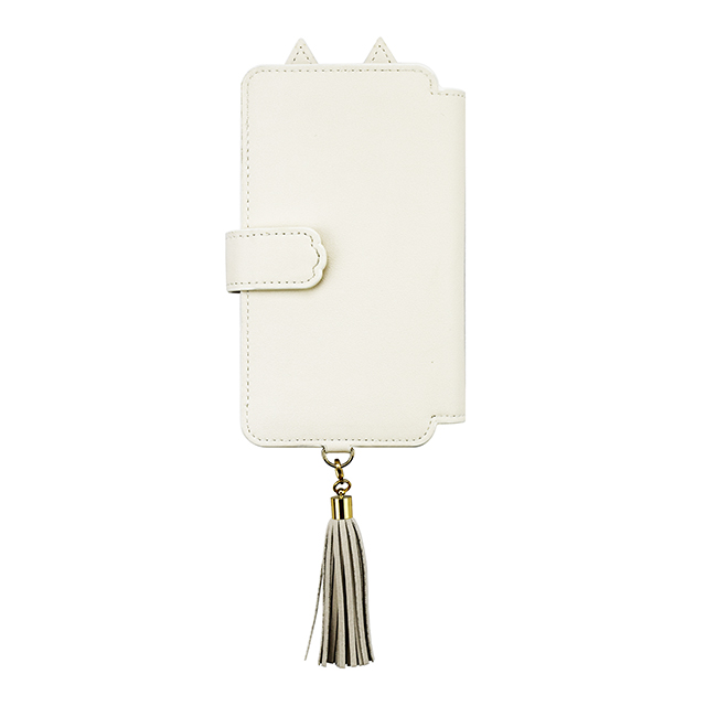 【マルチ スマホケース】Tassel Tail Cat MULTI Case (WHITE)goods_nameサブ画像