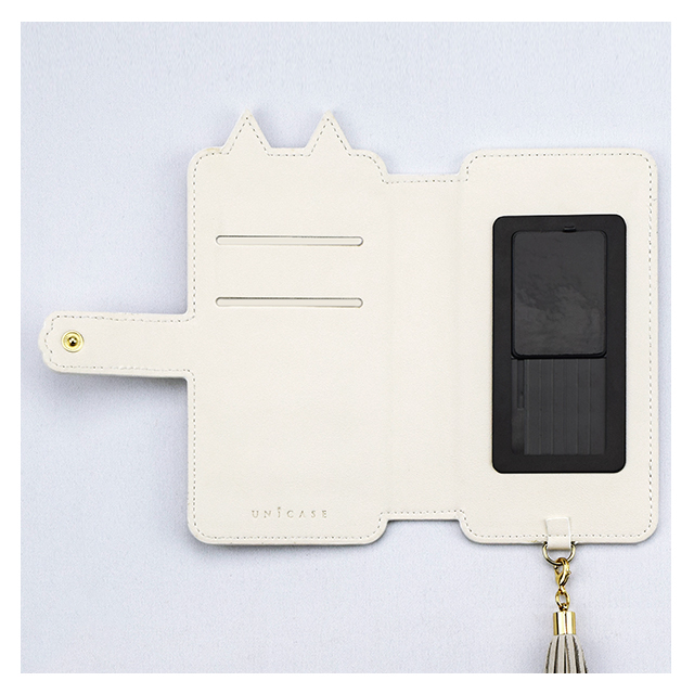 【マルチ スマホケース】Tassel Tail Cat MULTI Case (WHITE)goods_nameサブ画像