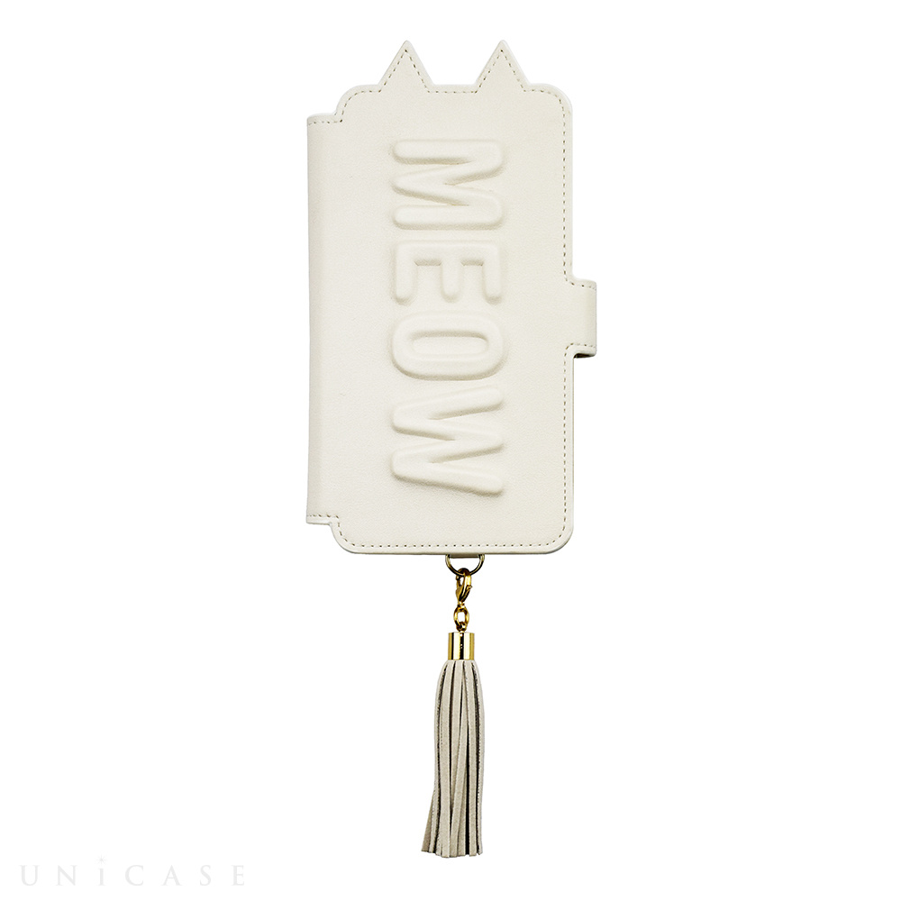 【マルチ スマホケース】Tassel Tail Cat MULTI Case (WHITE)