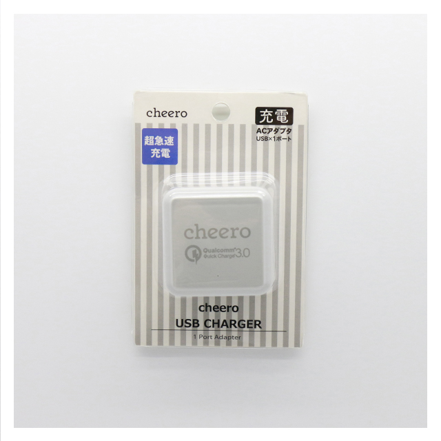 Quick Charge 3.0 technology USB Charger (ホワイト)goods_nameサブ画像