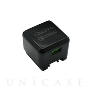 Quick Charge 3.0 technology USB Charger (ブラック)