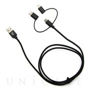3-in-1 USB Cable (Fabric braided...