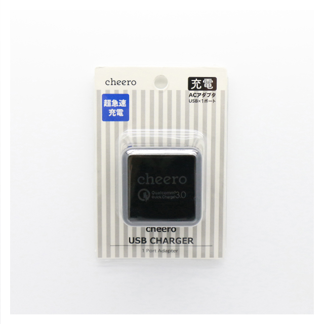 Quick Charge 3.0 technology USB Charger (ブラック)goods_nameサブ画像