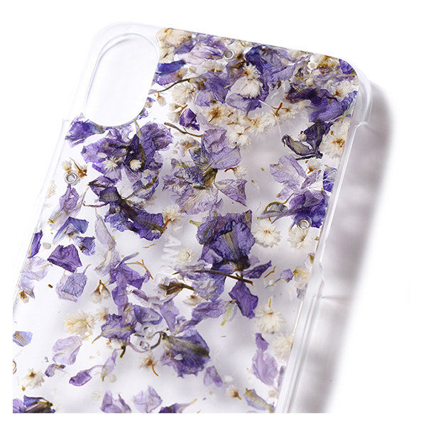 【iPhoneX ケース】ACRYLIC FLOWER CASE (BLUE)goods_nameサブ画像