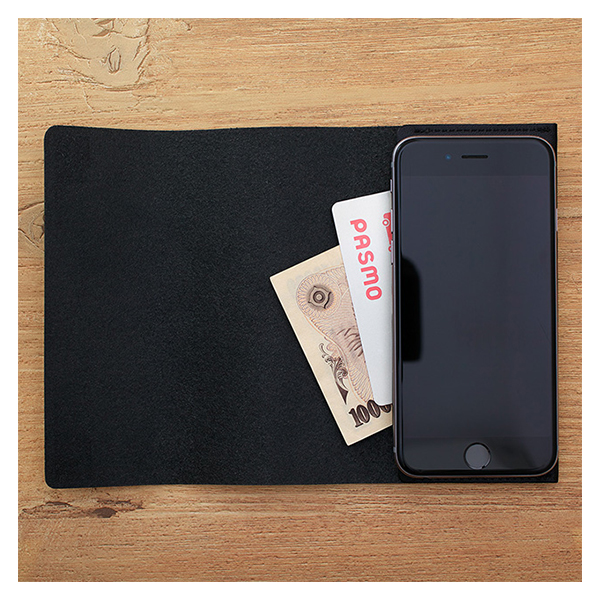 【iPhoneXS/X/8/7/6s/6 ケース】MYNUS TOCHIGI LEATHER CASE 147 (BLACK)サブ画像