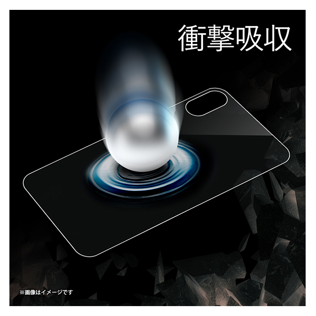 【iPhoneXS/X フィルム】TPU 背面 光沢 フルカバー 耐衝撃 薄型goods_nameサブ画像