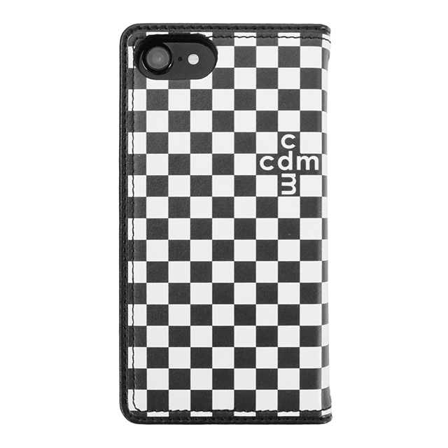 【iPhoneSE(第3/2世代)/8/7/6s/6 ケース】cdm ベーシック (市松模様 ブラック)goods_nameサブ画像