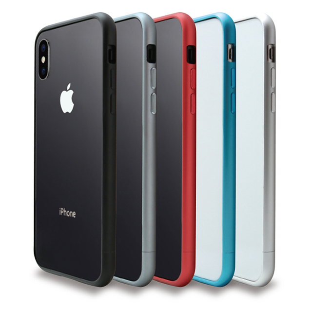 【iPhoneX ケース】METAL BUMPER (PLAIN SILVER)サブ画像