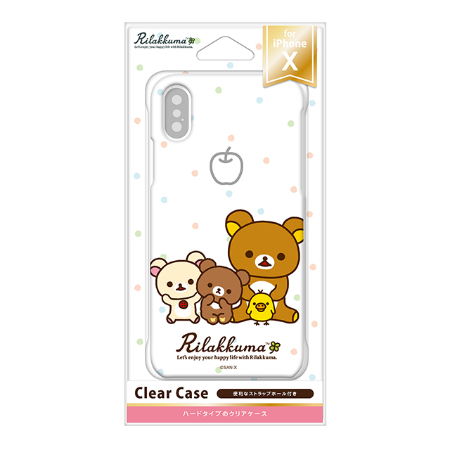 【iPhoneXS/X ケース】クリアケース (リラックマ/スタンダード)goods_nameサブ画像