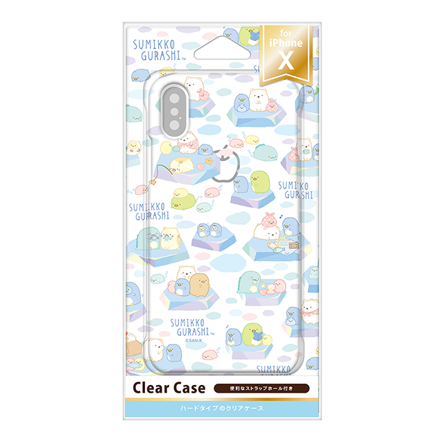 【iPhoneXS/X ケース】クリアケース (すみっコぐらし/しろくまのともだち)goods_nameサブ画像