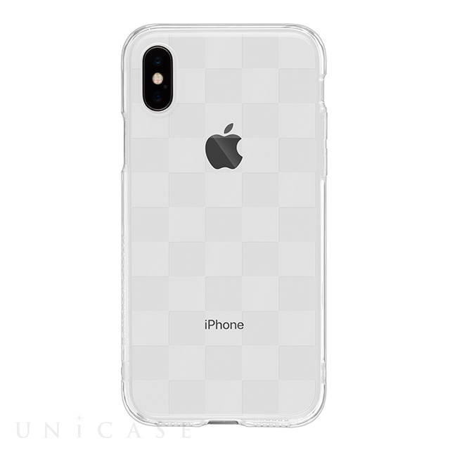 【iPhoneX ケース】HIGHEND BERRY TPUソフトケース (チェッカード)