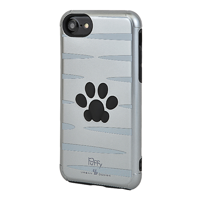 【iPhoneSE(第3/2世代)/8/7/6s/6 ケース】Nikukyu Hybrid Case (Tora Silver)サブ画像