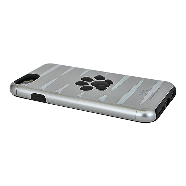 【iPhoneSE(第3/2世代)/8/7/6s/6 ケース】Nikukyu Hybrid Case (Tora Silver)goods_nameサブ画像