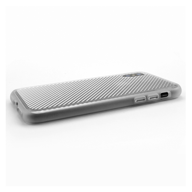 【iPhoneXS/X ケース】MONOCHROME CASE for iPhoneXS/X (Thin Stripe White)goods_nameサブ画像