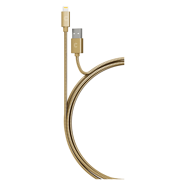 3ft Stainless Steel Lightning Cables (Gold)サブ画像