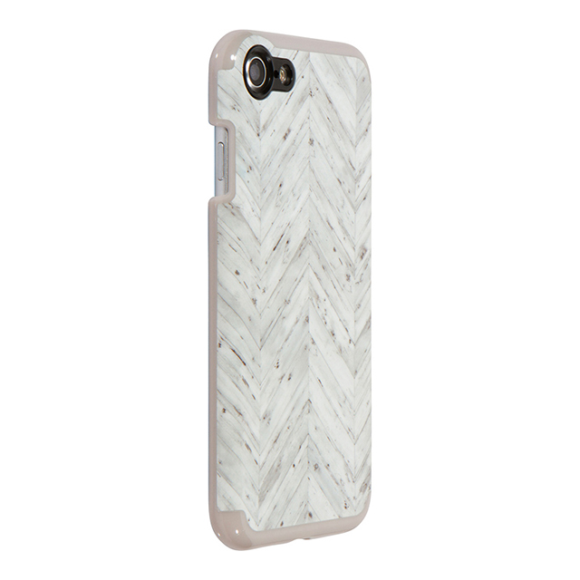 【iPhoneSE(第3/2世代)/8/7 ケース】Case Study Case (White Wood Chevron)サブ画像