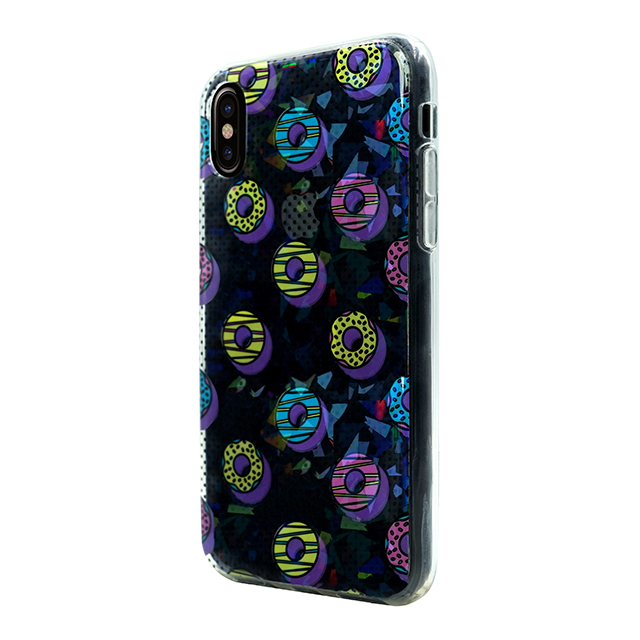 【iPhoneXS/X ケース】Hologram Clear Case (Donuts)サブ画像