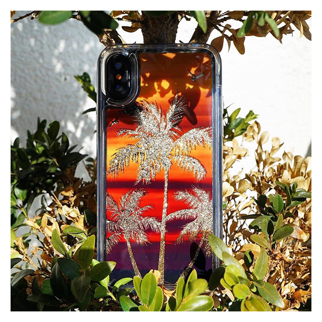 【iPhoneXS/X ケース】Liquid Glitter Case (Palm Tree)goods_nameサブ画像