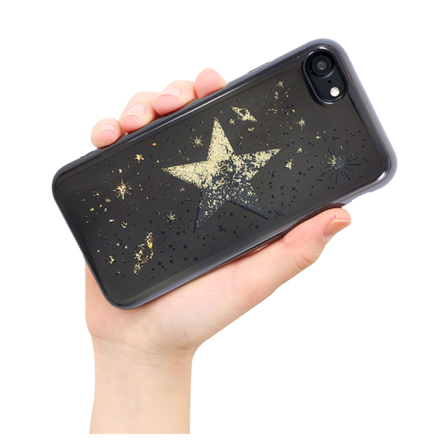 【iPhone8/7 ケース】ソフトグリッターケース (スペース)goods_nameサブ画像