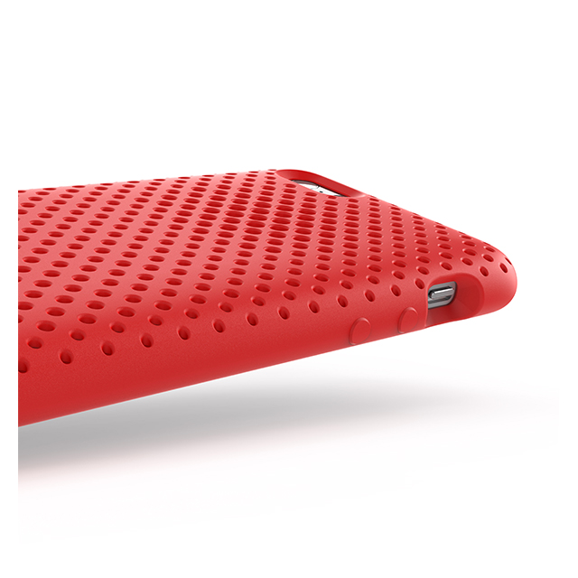 【iPhoneSE(第1世代)/5s/5 ケース】Mesh Case (Red)サブ画像