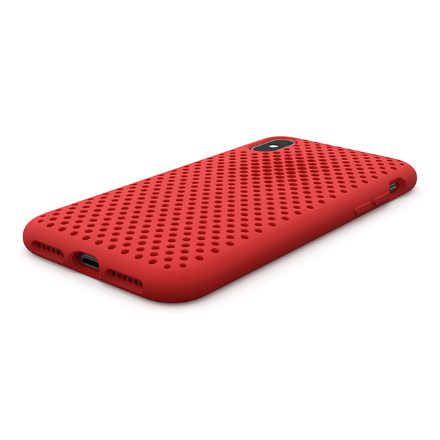 【iPhoneXS/X ケース】Mesh Case (Red)goods_nameサブ画像