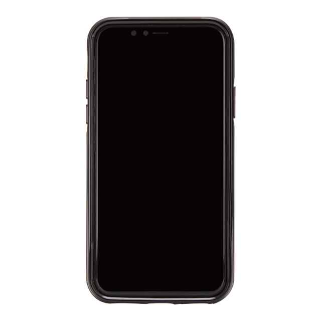 【iPhoneXS/X ケース】BLACK MARBLE - SILVERサブ画像