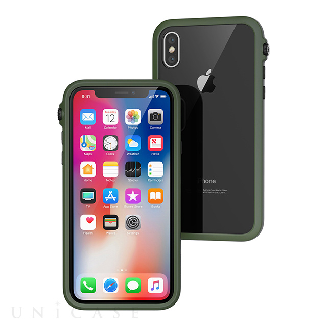 【iPhoneXS/X ケース】Catalyst Impact Protection case (アーミーグリーンブラック)