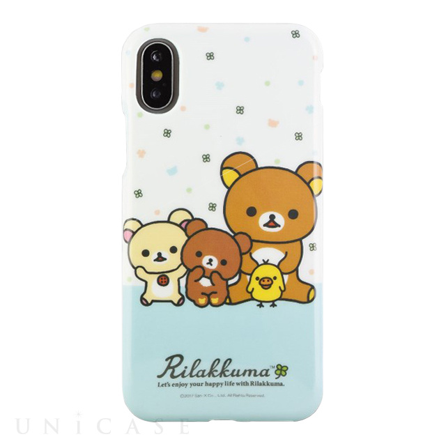 【iPhoneXS/X ケース】リラックマ ソフトケース (クローバー)