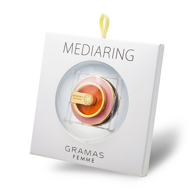 “MEDIARING” for Smartphone Circle (Pink × Orange)goods_nameサブ画像