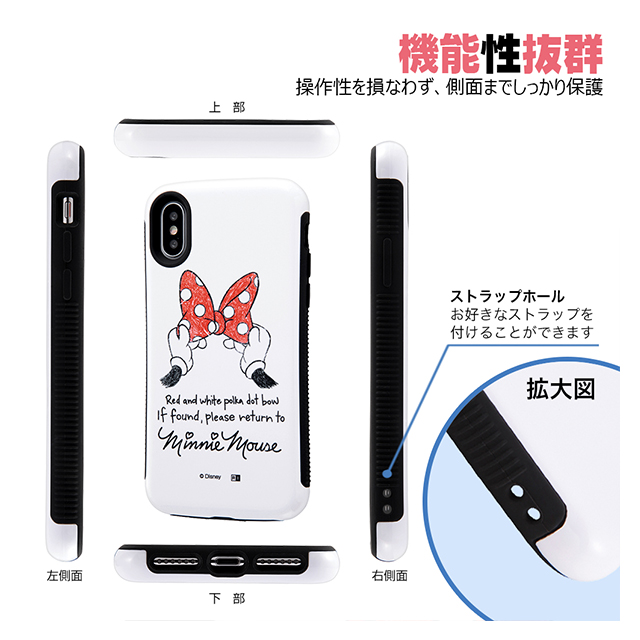 【iPhoneXS/X ケース】ディズニーキャラクター/耐衝撃ケース [＆]cover (ミニーマウス)goods_nameサブ画像