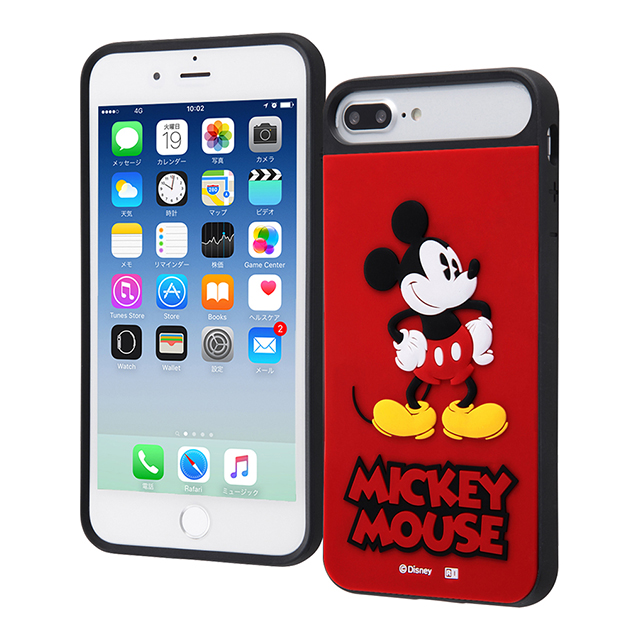 【iPhone8 Plus/7 Plus ケース】ディズニーキャラクター/耐衝撃ケース キャトル シリコン (『ミッキーマウス』_1)サブ画像