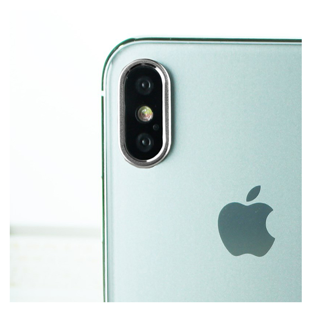 【iPhoneX】背面カメラレンズ保護リング レンズガードプロテクター (シルバー)goods_nameサブ画像
