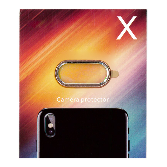 【iPhoneX】背面カメラレンズ保護リング レンズガードプロテクター (ローズゴールド)goods_nameサブ画像