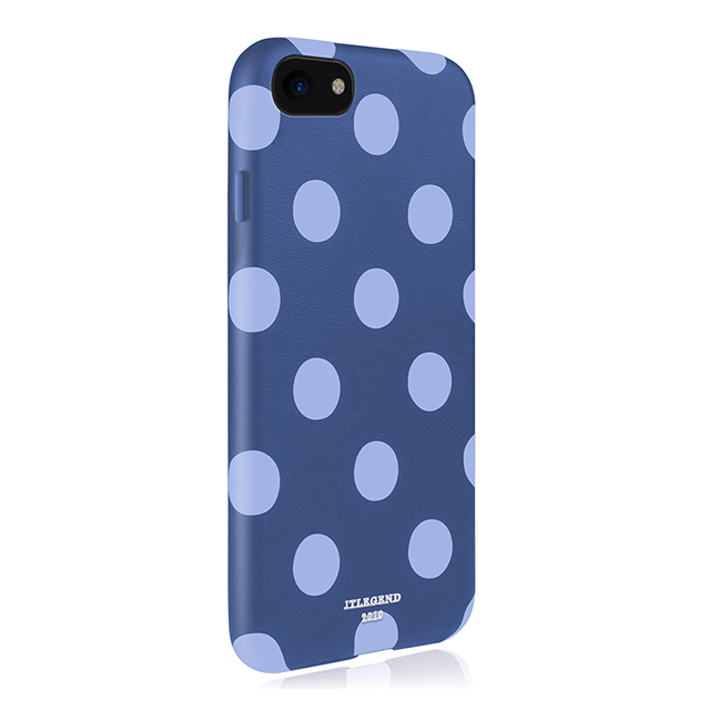 【iPhone8/7 ケース】Polka PU Leather Back Case (Blue Jazz)goods_nameサブ画像