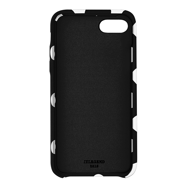 【iPhone8/7 ケース】Polka PU Leather Back Case (Black Polka)goods_nameサブ画像