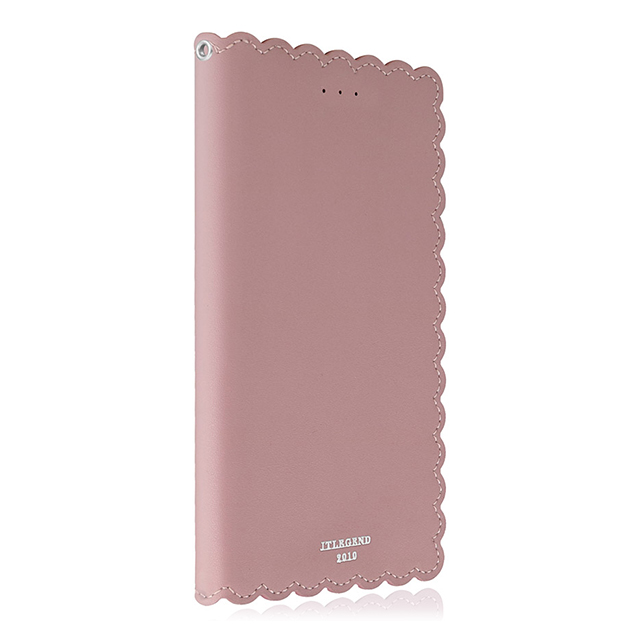 【iPhone8/7 ケース】Biscuit Cowhide Leather Flip case (Pink)サブ画像