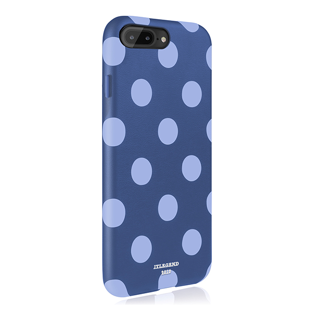 【iPhone8 Plus/7 Plus ケース】Polka PU Leather Back Case (Blue Jazz)goods_nameサブ画像