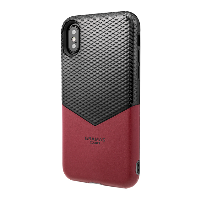 【iPhoneXS/X ケース】”Edge” Hybrid Case (Burgundy)サブ画像